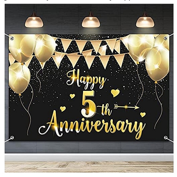 5th Anniversary Party Banner - Picture 6 of 6